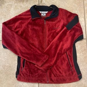 Columbia Full Zip Fuzzy Jacket